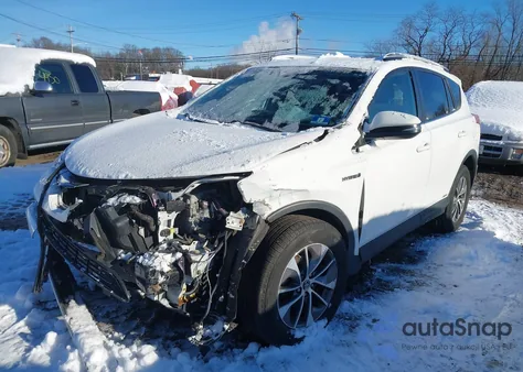 2016 Toyota Rav4 Hybrid Xle z USA, uszkodzony, nr VIN JTMRJREV2GD036949